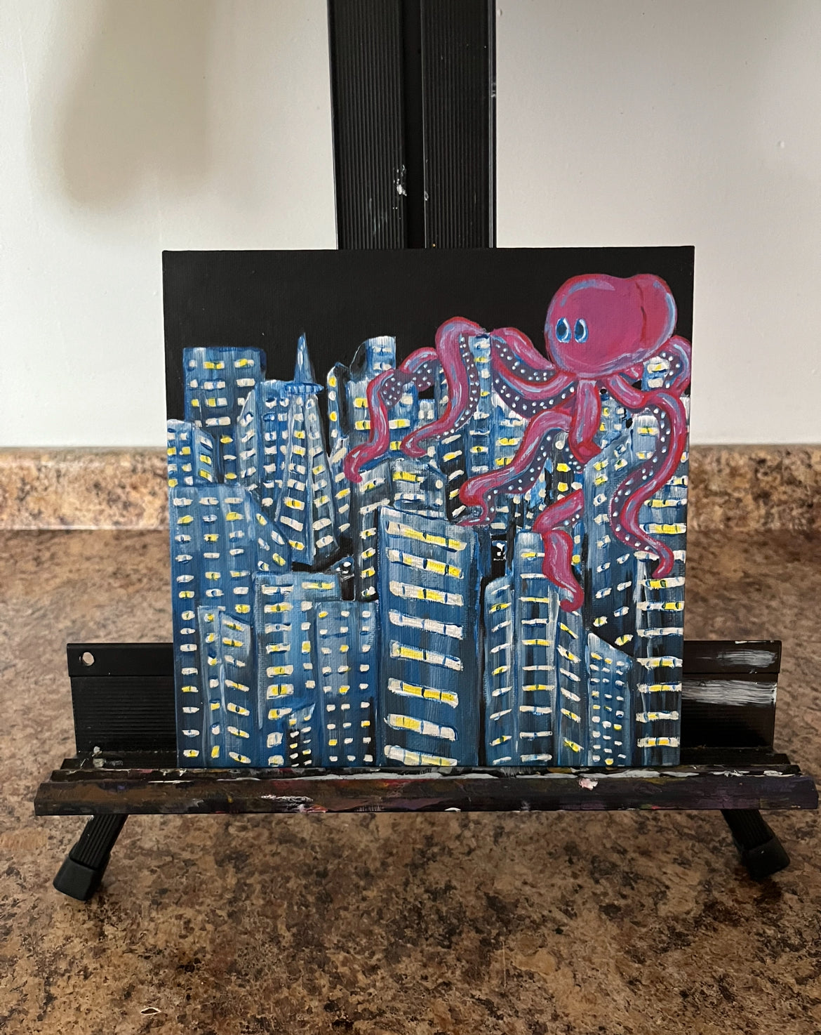 Octopus cityscape