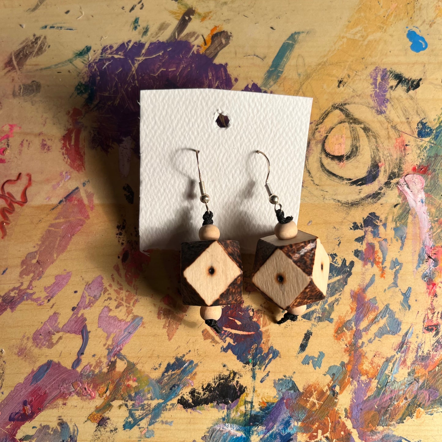 Funky Dice Large Earring