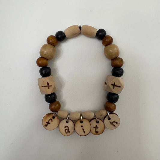 "faith" bracelet