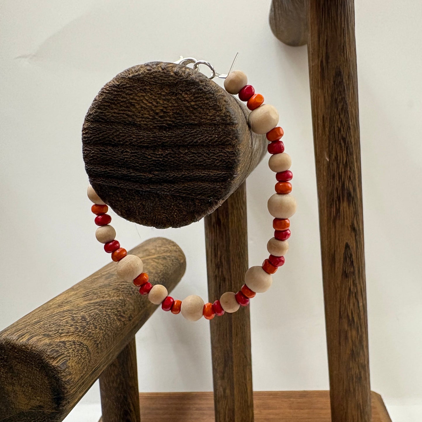 Orange and Red Bracelet