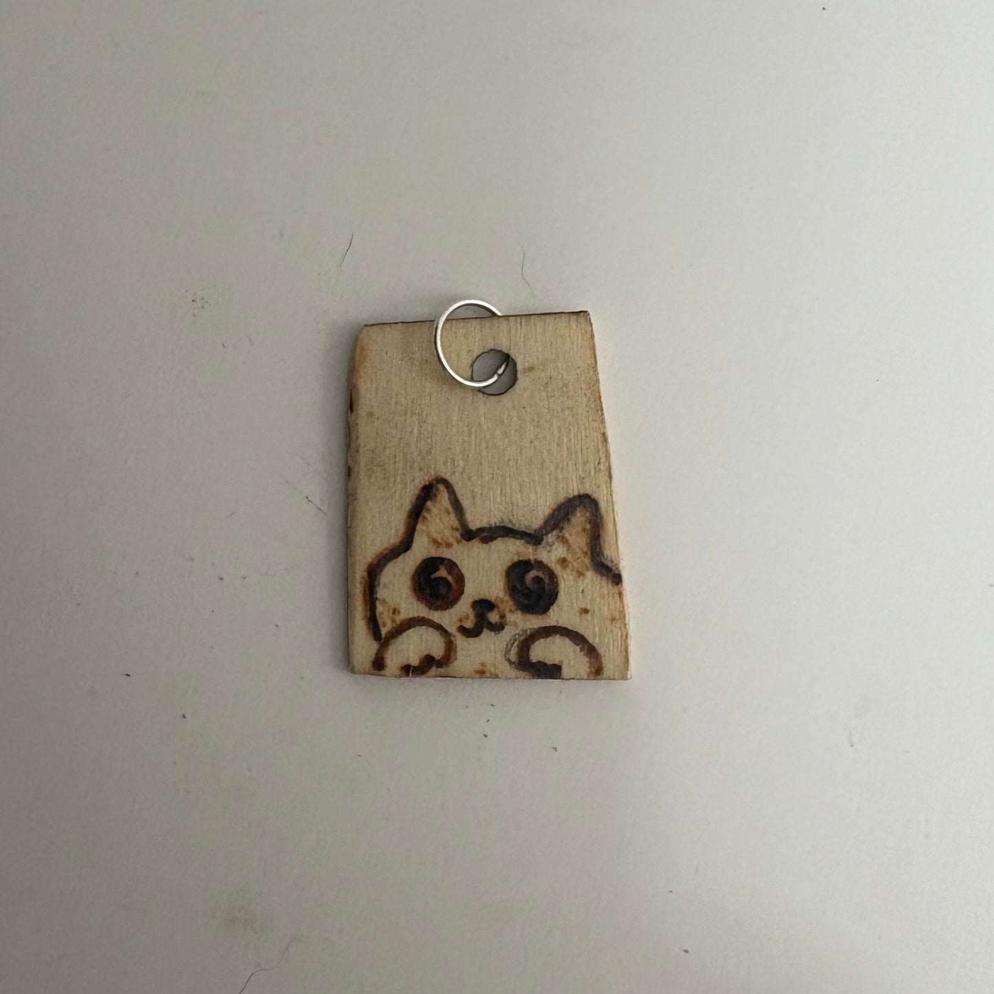 Small Cat Necklace Charm