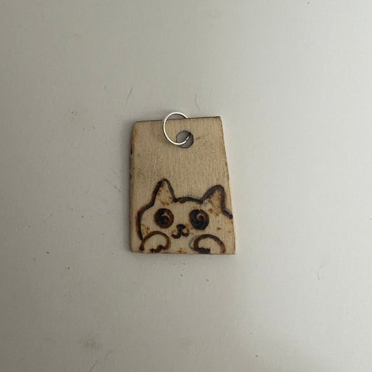 Small Cat Necklace Charm