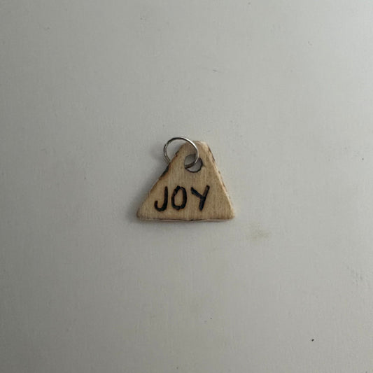 "Joy" Necklace Charm