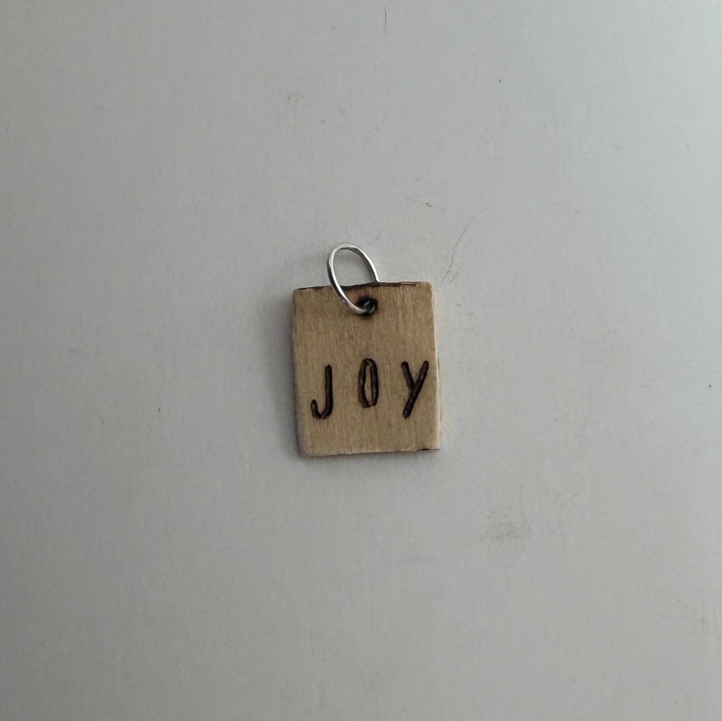 "Joy" Necklace Charm